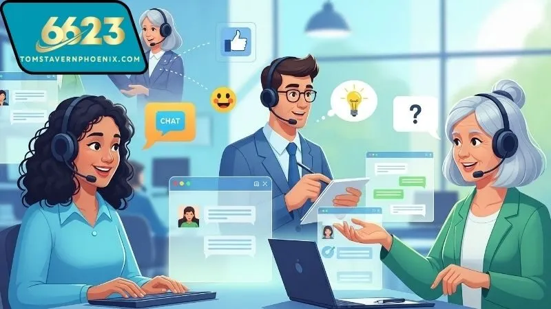 Kênh hỗ trợ 6623 đa dạng