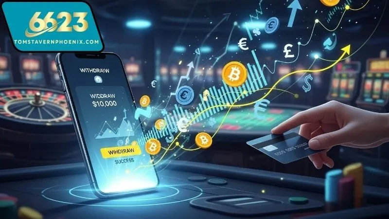 Các phương thức rút tiền tại 6623